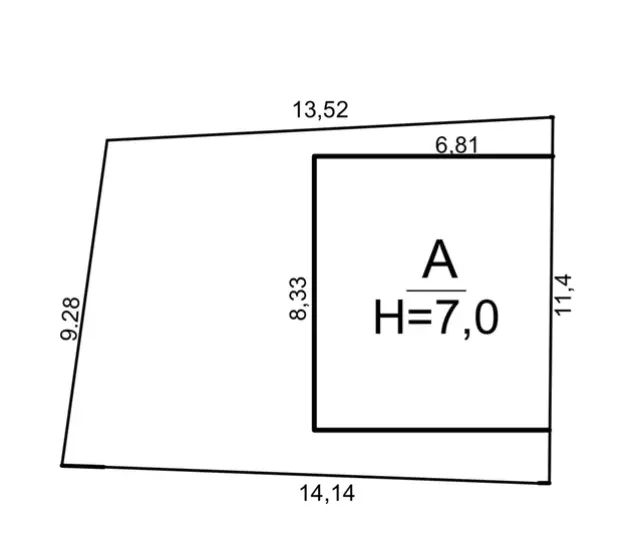 Дуплекс біля моря — вул. Рибальська / Золотий берег Генеральний план